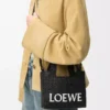 Mini bolso LOEWE Font en rafia Negro Mini bolso LOEWE Font en rafia Negro