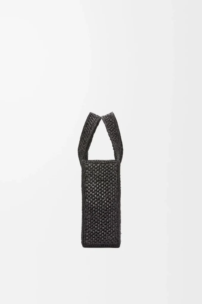 Mini bolso LOEWE Font en rafia Negro Mini bolso LOEWE Font en rafia Negro