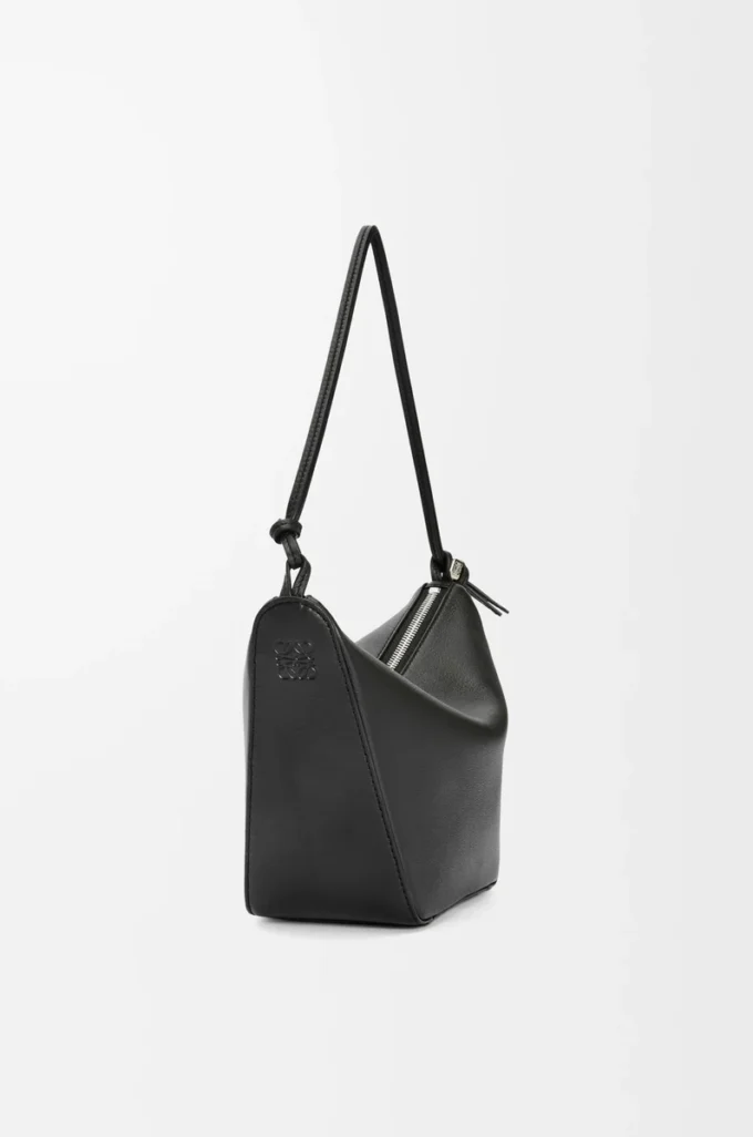 Mini Hammock hobo en piel de becerro clásica Black Mini Hammock hobo en piel de becerro clásica Black