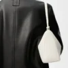 Mini Hammock hobo en piel de becerro clásica Soft White Mini Hammock hobo en piel de becerro clásica Soft White