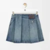 Minifalda de denim Denim lavado Minifalda de denim Denim lavado