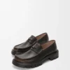 Mocasines Sierra en piel de becerro cepillada Marrón oscuro Mocasines Sierra en piel de becerro cepillada Marrón oscuro