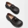 Mocasines Sierra en piel de becerro cepillada marrón oscuro Mocasines Sierra en piel de becerro cepillada marrón oscuro