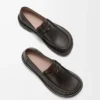 Mocasines Sierra en piel de becerro cepillada Marrón oscuro Mocasines Sierra en piel de becerro cepillada Marrón oscuro