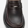 Mocasines Sierra en piel de becerro cepillada marrón oscuro Mocasines Sierra en piel de becerro cepillada marrón oscuro