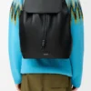 Mochila Flamenco en piel de becerro flexible y brillante. Negro