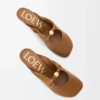 Mule Pebble Soft en piel de cordero napa Oak Mule Pebble Soft en piel de cordero napa Oak