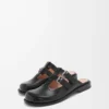 Mules Mary Jane Campo en piel de becerro negra Mules Mary Jane Campo en piel de becerro negra