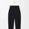 Pantalones cargo de lana Negro Pantalones cargo de lana Negro