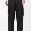 Pantalones cargo de tejido técnico negro