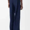 Pantalones carpintero de algodón azul marino Pantalones carpintero de algodón azul marino