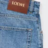Pantalones cortos Anagram en denim Denim lavado