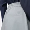 Pantalones cortos de algodón gris claro Pantalones cortos de algodón gris claro