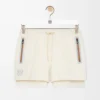 Pantalones cortos de alto rendimiento en tejido técnico marfil Pantalones cortos de alto rendimiento en tejido técnico marfil