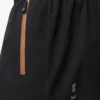 Pantalones cortos de alto rendimiento en tejido técnico negro Pantalones cortos de alto rendimiento en tejido técnico negro