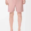 Pantalones cortos de lana color coral Pantalones cortos de lana color coral