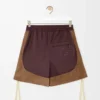 Pantalones cortos de tejido técnico Marrón Pantalones cortos de tejido técnico Marrón