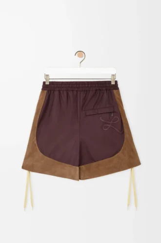 Pantalones cortos de tejido técnico Marrón