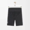 Pantalones cortos sin costuras en jersey técnico Negro Pantalones cortos sin costuras en jersey técnico Negro