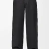 Pantalones de algodón Antracita Pantalones de algodón Antracita
