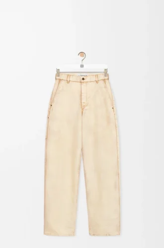 Pantalones de algodón Beige