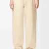 Pantalones de algodón Beige Pantalones de algodón Beige