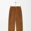 Pantalones de algodón marrón Pantalones de algodón marrón