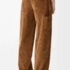 Pantalones de algodón marrón Pantalones de algodón marrón