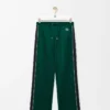 Pantalones de chándal de jersey técnico verde oscuro Pantalones de chándal de jersey técnico verde oscuro