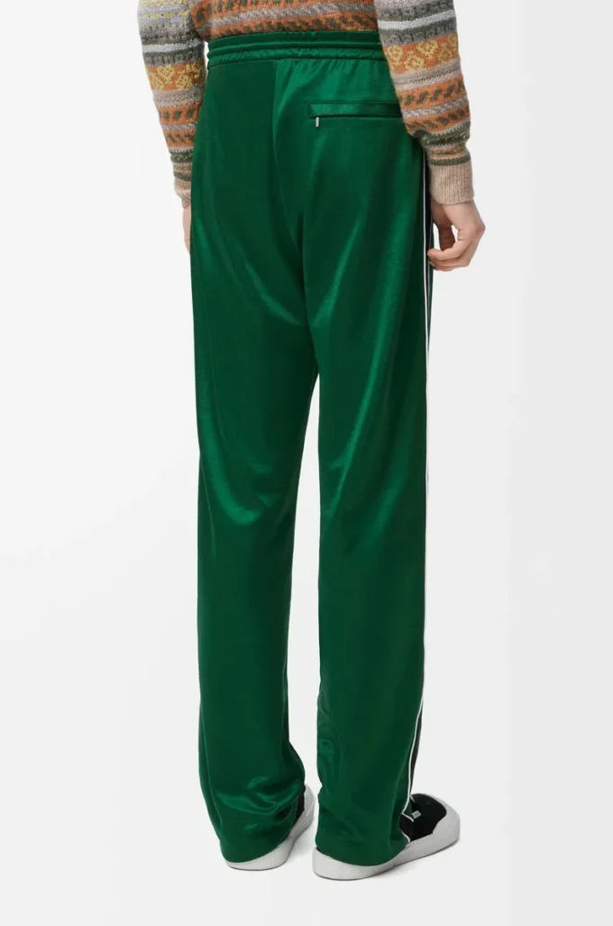 Pantalones de chándal de jersey técnico verde pop Pantalones de chándal de jersey técnico verde pop