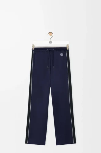 Pantalones de chándal en jersey técnico azul marino oscuro Pantalones de chándal en jersey técnico azul marino oscuro