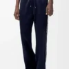Pantalones de chándal en jersey técnico azul marino oscuro