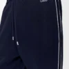Pantalones de chándal en jersey técnico azul marino oscuro