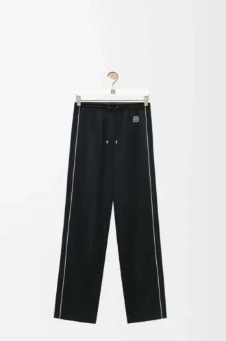 Pantalones de chándal en jersey técnico negro