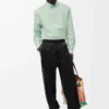 Pantalones de chándal en jersey técnico negro