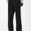 Pantalones de chándal en jersey técnico negro