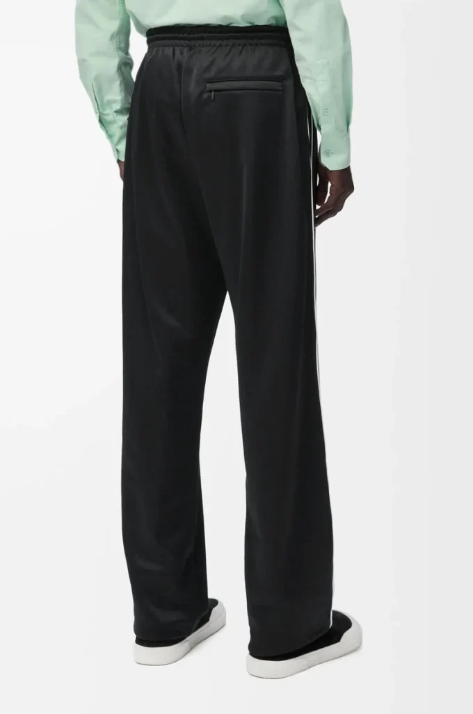 Pantalones de chándal en jersey técnico negro