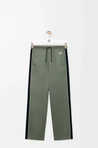 Pantalones de chándal en jersey técnico Verde caqui Pantalones de chándal en jersey técnico Verde caqui