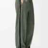 Pantalones de chándal en jersey técnico Verde caqui Pantalones de chándal en jersey técnico Verde caqui