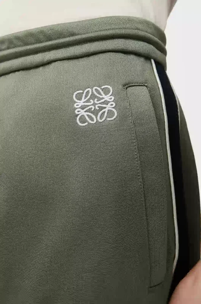 Pantalones de chándal en jersey técnico Verde caqui Pantalones de chándal en jersey técnico Verde caqui