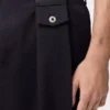 Pantalones de lana azul marino oscuro Pantalones de lana azul marino oscuro