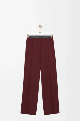 Pantalones de lana burdeos Pantalones de lana burdeos