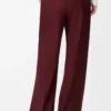 Pantalones de lana burdeos Pantalones de lana burdeos