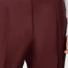Pantalones de lana burdeos Pantalones de lana burdeos