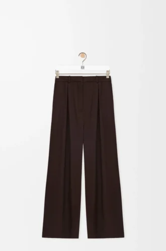 Pantalones de lana Marrón Pantalones de lana Marrón