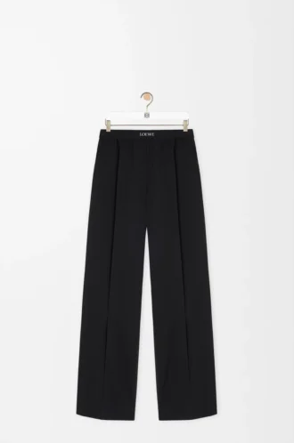 Pantalones de lana Negro