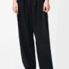 Pantalones de lana Negro Pantalones de lana Negro