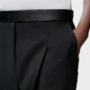 Pantalones de lana Negro Pantalones de lana Negro