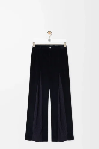 Pantalones híbridos de algodón y lana Azul marino oscuro/Marino Pantalones híbridos de algodón y lana Azul marino oscuro/Marino