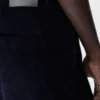 Pantalones híbridos de algodón y lana Azul marino oscuro/Marino